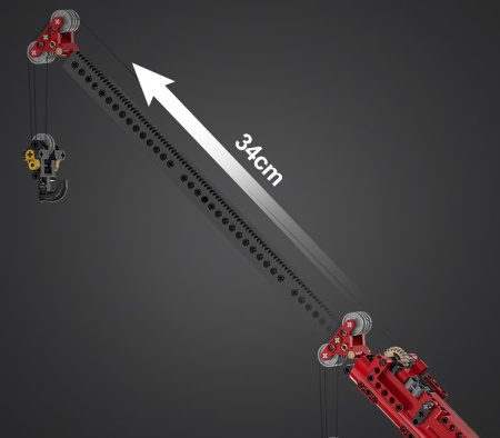 Конструктор CaDa C61081W Передвижной кран (на радиоуправлении)
