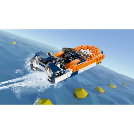 Конструктор Lego 31089 Creator Оранжевый гоночный автомобиль