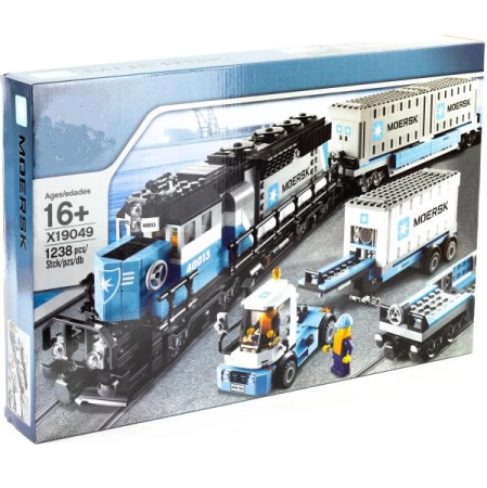 Конструктор King 19049 Товарный поезд Майорск