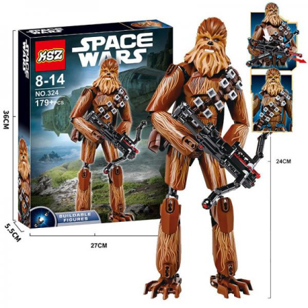 Конструктор KSZ 324 Star Wars Звездные воины Чубакка