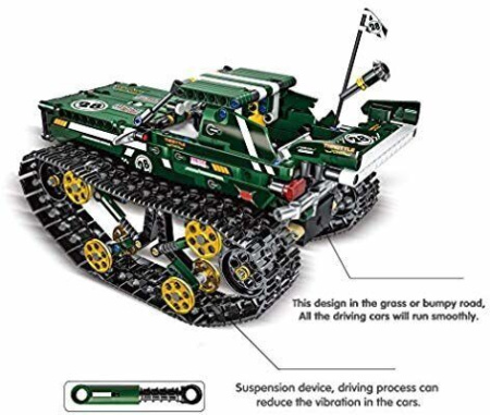 Конструктор 13026 Скоростной внедорожник синий на управлении 