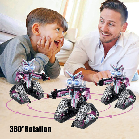 Конструктор 8027 Гусеничный Робот 3 в 1 ( На радиоуправлении, программируемый)