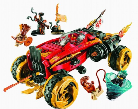 Конструктор ZM 44001 - Ниндзя Внедорожник Катана 4x4