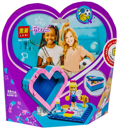 Конструктор Bela 11191 Шкатулка — сердечко Стефани