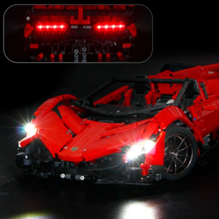 Конструктор Mould King 13079 Lamborghini Veneno Roadster RC APP — 50th Anniversary