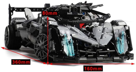 Конструктор XingBao XB-21002 Суперкар Pagani Zonda на радиоуправлении