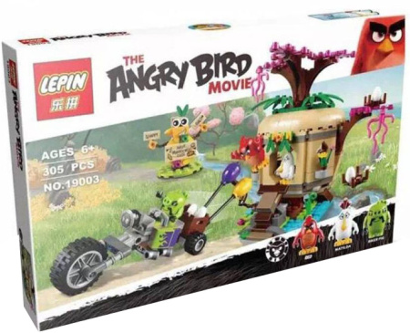 Конструктор Lepin 19003 Кража яиц с Птичьего острова