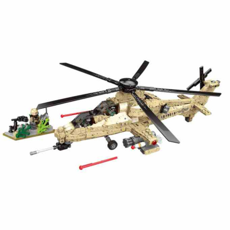 Конструктор XINGBAO XB-06025 Военный вертолет WZ10