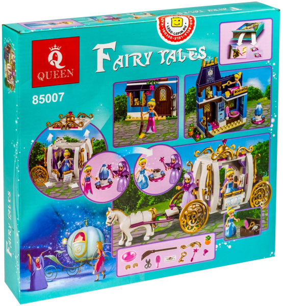 Конструктор Queen 85007 Сказочный вечер Золушки