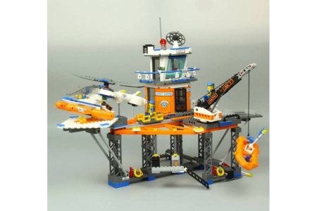 Конструктор Lepin 02070 Платформа береговой охраны