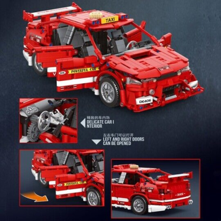 Конструктор Decool 33019 Такси 