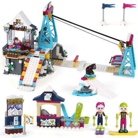 Конструктор Lepin 01042 Горнолыжный курорт - подъемник