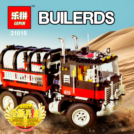 Конструктор Lepin 21015 Капотный Тягач — Черный Кот