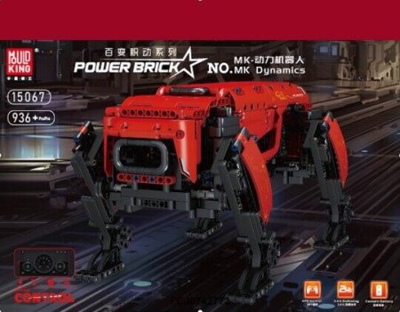 Конструктор Mould King 15067 Робот Собака на управлении 