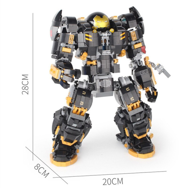 Конструктор Jisi bricks 7142 Black Hulk Buster — MK41