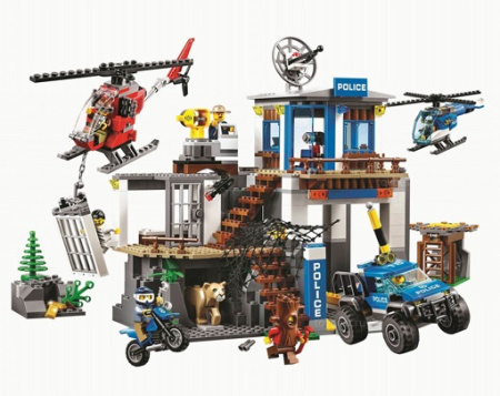 Конструктор Bela 10865 Полицейский участок в горах