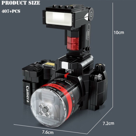 Конструктор Zhe Gao 00845 - Фотоаппарат 3D Canon со вспышкой