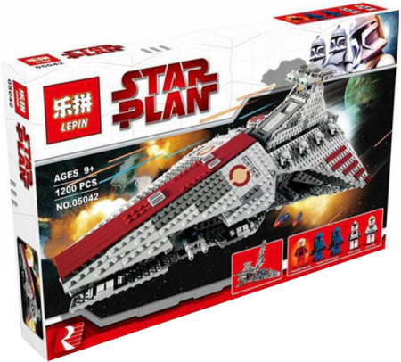 Конструктор Lepin 05042 Атакующий крейсер республиканцев класса Венатор