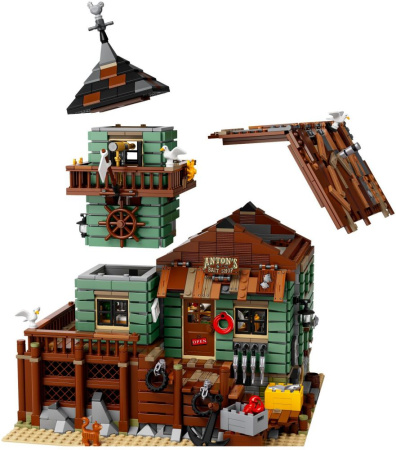 Конструктор Lepin 16050 Рыболовный магазин