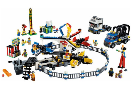 Конструктор Lepin 15014 Передвижной парк аттракционов