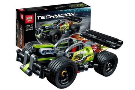 Конструктор Lepin 20072 Зеленый спорткар