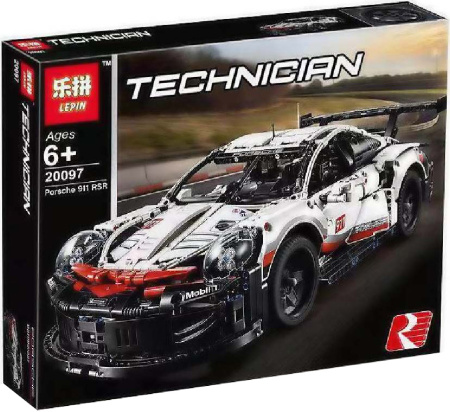 Конструктор Lepin 20097 Porsche 911 RSR — Раллийный суперкар
