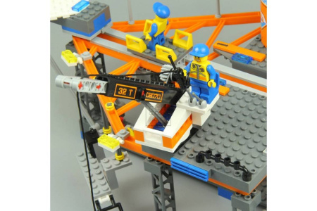 Конструктор Lepin 02070 Платформа береговой охраны