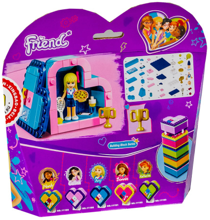 Конструктор Bela 11191 Шкатулка — сердечко Стефани