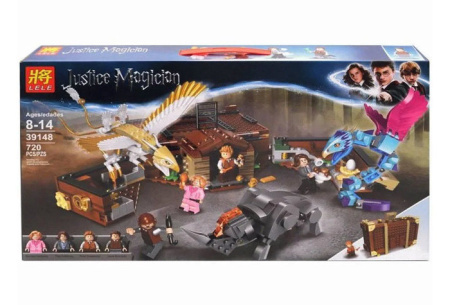 Конструктор LELE 39148 Harry Potter Чемодан Ньюта Саламандера