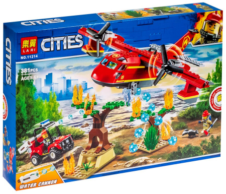 Конструктор Lari 11214 Пожарный самолёт