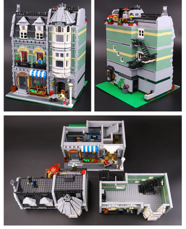 Конструктор Lepin 15008 Зеленая бакалейная лавка