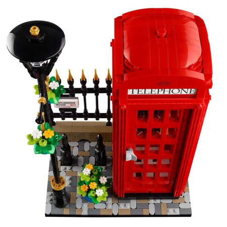Конструктор King 14607 - Красная лондонская телефонная будка