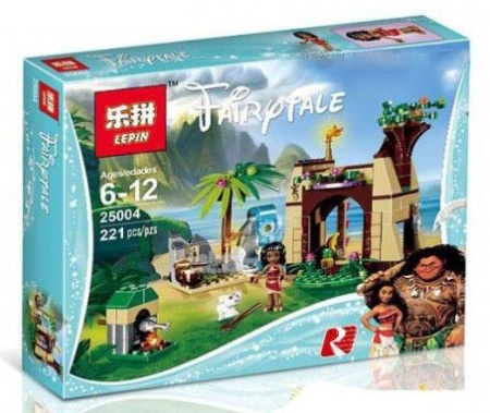Конструктор Lepin 25004 Приключения Моаны на затерянном острове