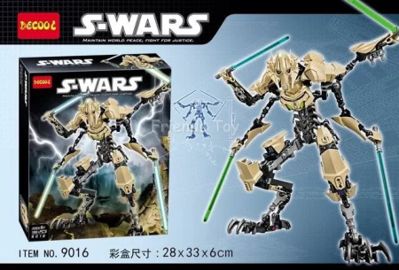 Конструктор DECOOL 9016 Звездные войны Генерал Гривус