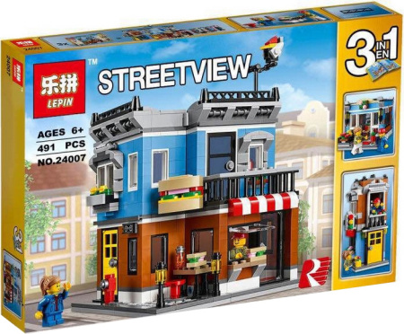 Конструктор Lepin 24007 Магазинчик на углу