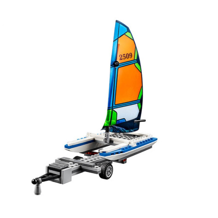 Конструктор Bela 10647 Внедорожник с прицепом для катамаран