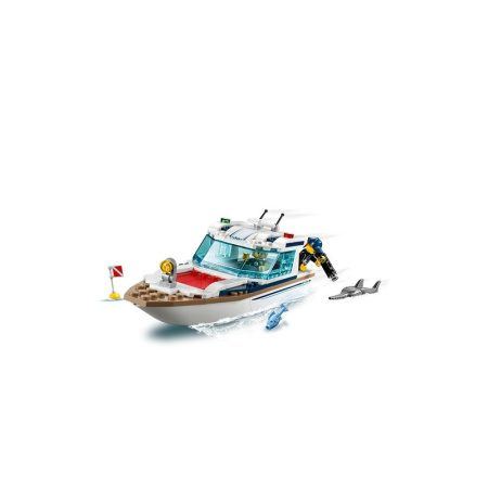 Конструктор Lego 60221 City Police Яхта для дайвинга