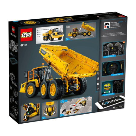 Конструктор Lego 42114 Technic Самосвал Volvo 6х6