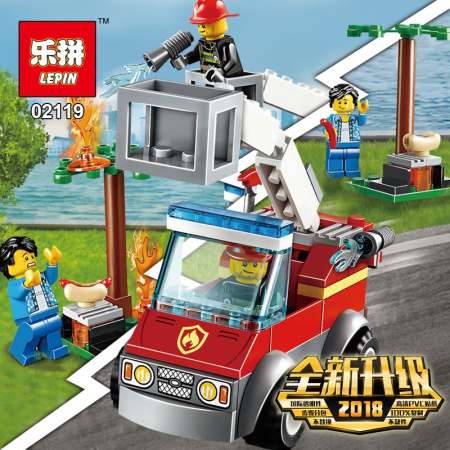 Конструктор Lepin 02119 Пожар на пикнике