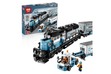 Конструктор Lepin 21006 Товарный поезд Майорск