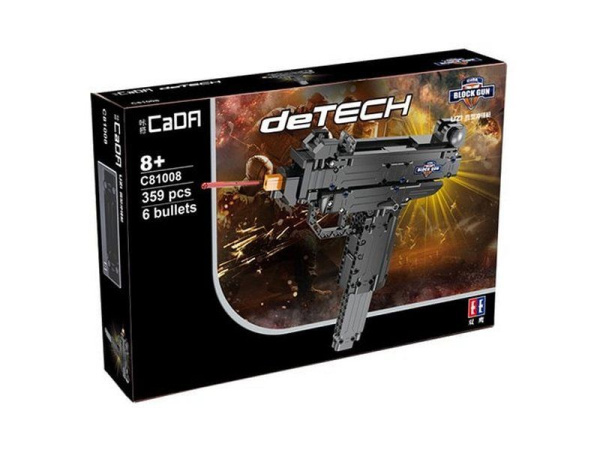 Конструктор CaDA 81008 Пистолет-пулемет — micro UZI