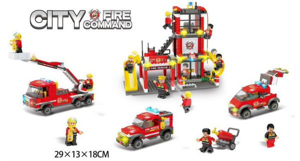 Конструктор City LX.A341 "Пожарная часть"