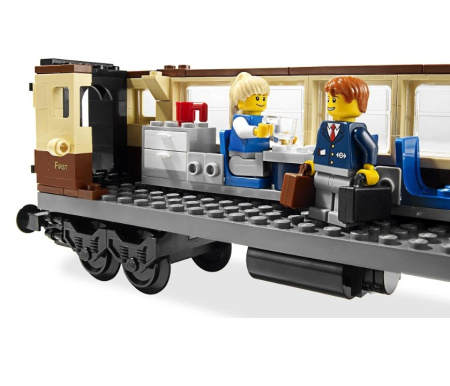 Конструктор Lepin 21005 Поезд Изумрудная Ночь