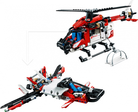 Конструктор Lepin 20095 Спасательный вертолет