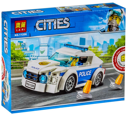 Конструктор Lari 11206 Автомобиль полицейского патруля