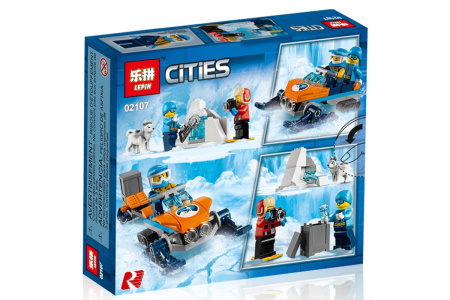 Конструктор Lepin 02107 Арктическая экспедиция - полярные исследователи