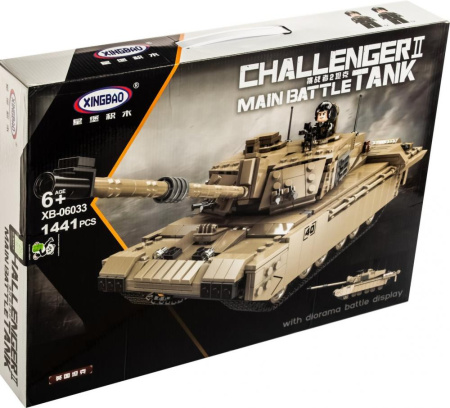 Конструктор Xingbao XB-06033 Британский танк Challenger II