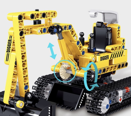 Конструктор ZHE GAO QL0409 Экскаватор