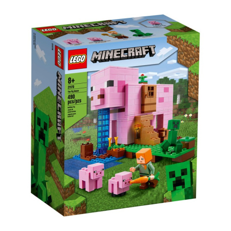 Конструктор Lego 21170 Minecraft Дом-свинья