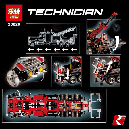 Конструктор Lepin 20020 Буксировщик тягач